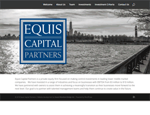 Tablet Screenshot of equiscapitalpartners.com